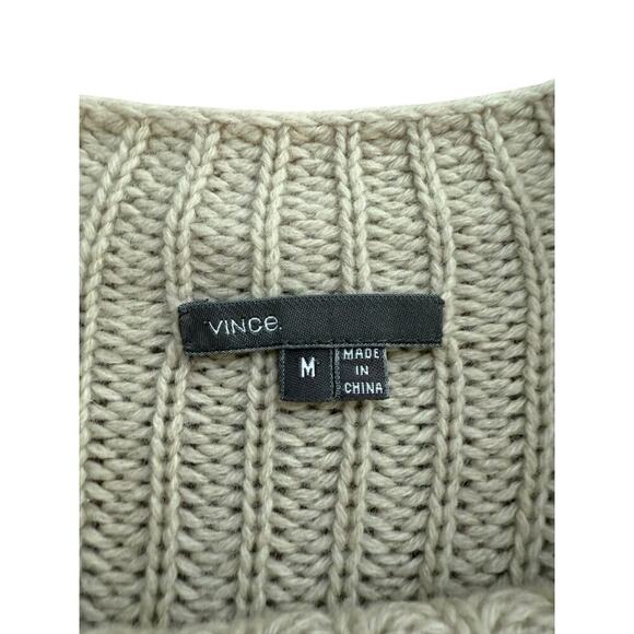 Vince Women's Donegal Ribbed Tunic Sweater Size Medium - Picture 2 of 3